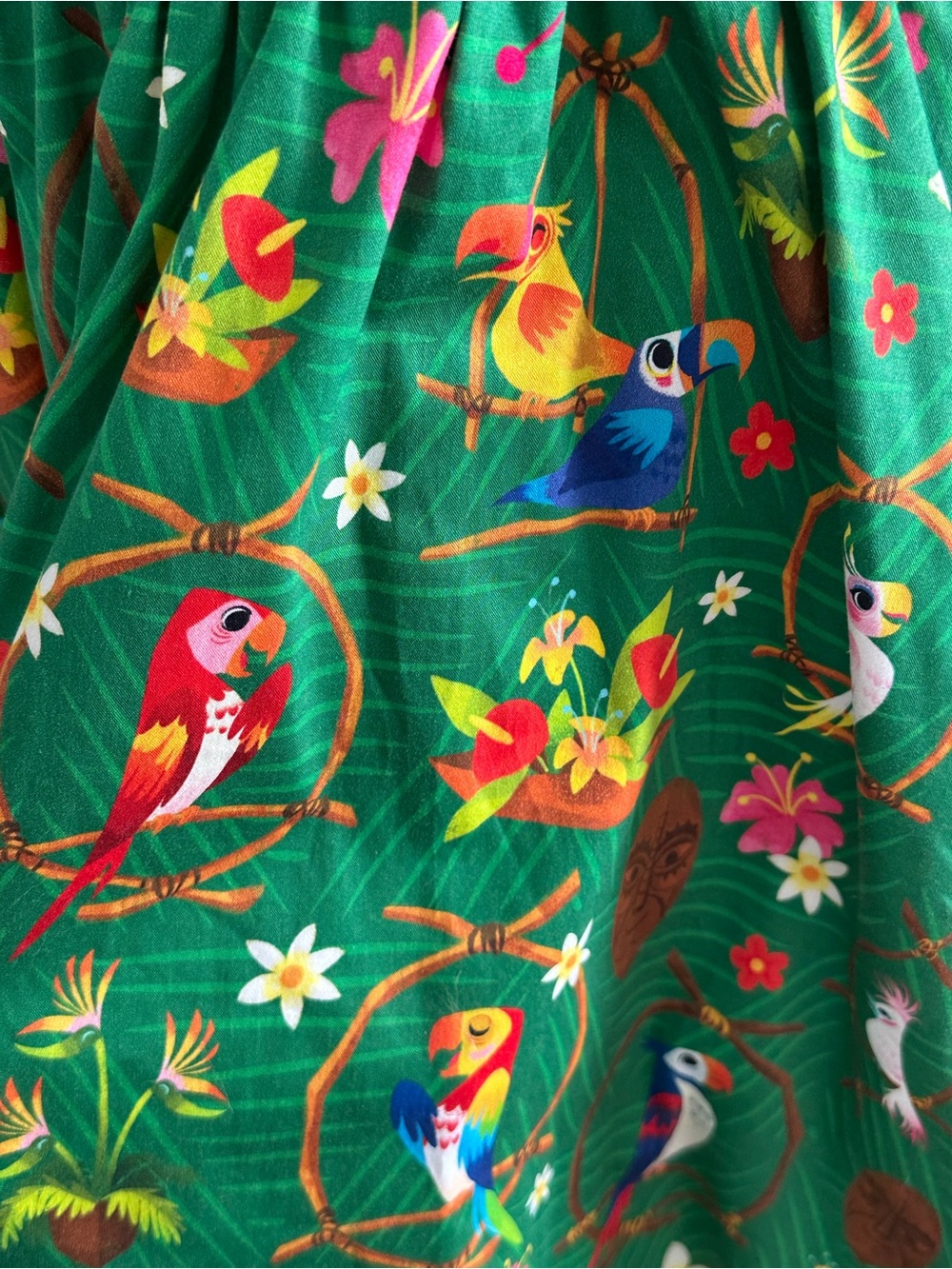 Disney Dress Shop Enchanted Tiki Room Dress with Original Garment Bag - Picture 4 of 5